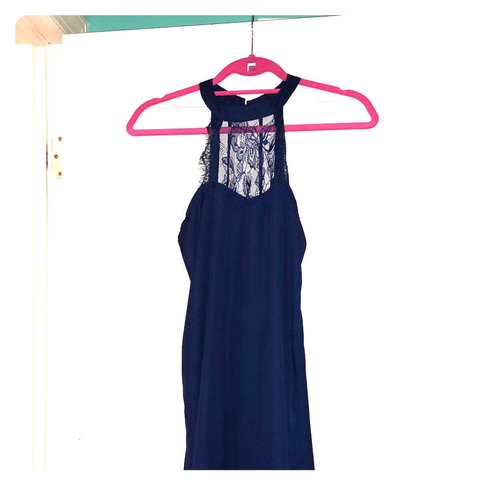 Navy Lace Dress